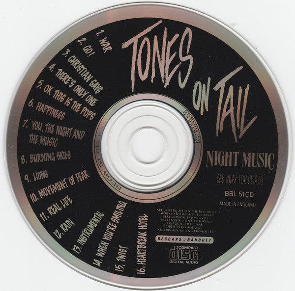 Tones On Tail - Night Music
