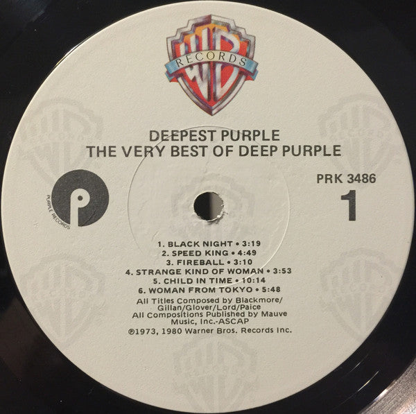 Deep Purple - Deepest Purple : The Very Best Of Deep Purple