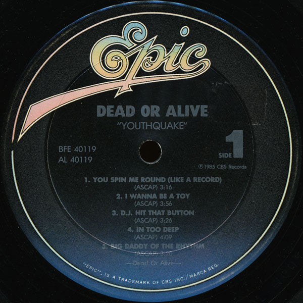 Dead Or Alive - Youthquake
