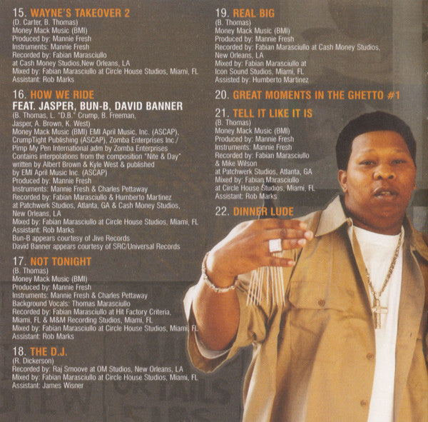 Mannie Fresh - The Mind Of Mannie Fresh