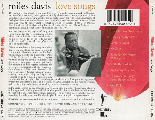 Miles Davis - Love Songs