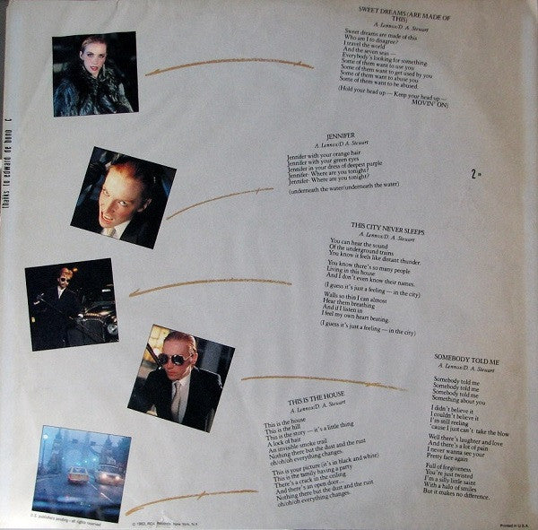 Eurythmics - Sweet Dreams (Are Made Of This)