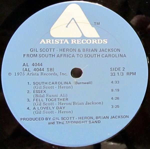 Gil Scott-Heron & Brian Jackson - From South Africa To South Carolina