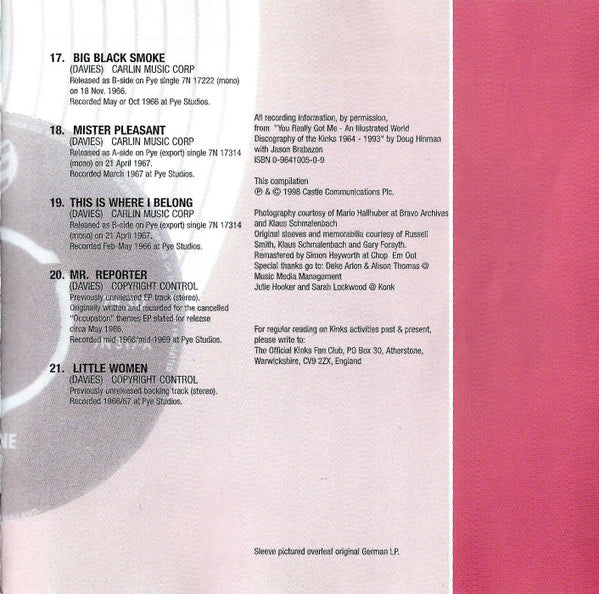 The Kinks - Face To Face