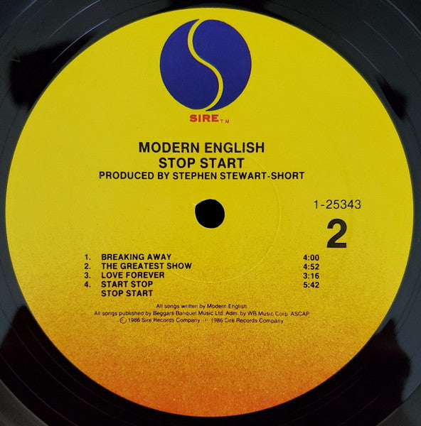 Modern English - Stop Start