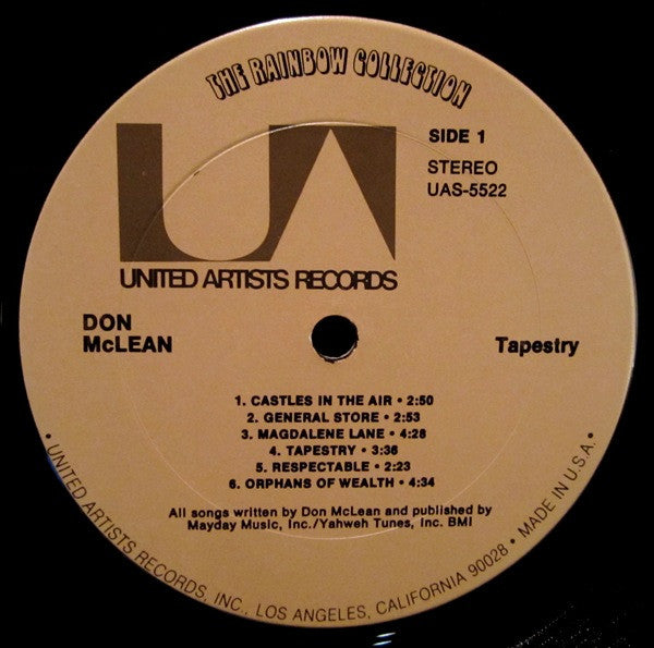 Don McLean - Tapestry