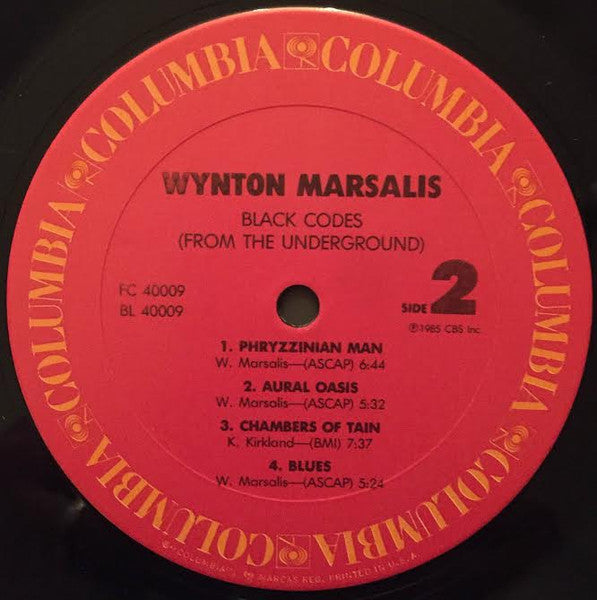 Wynton Marsalis - Black Codes (From The Underground)