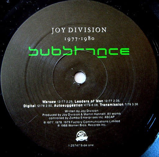 Joy Division - Substance