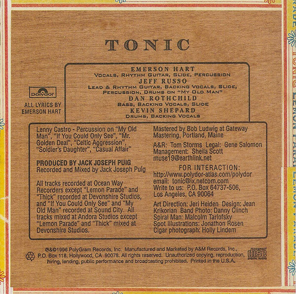 Tonic (2) - Lemon Parade