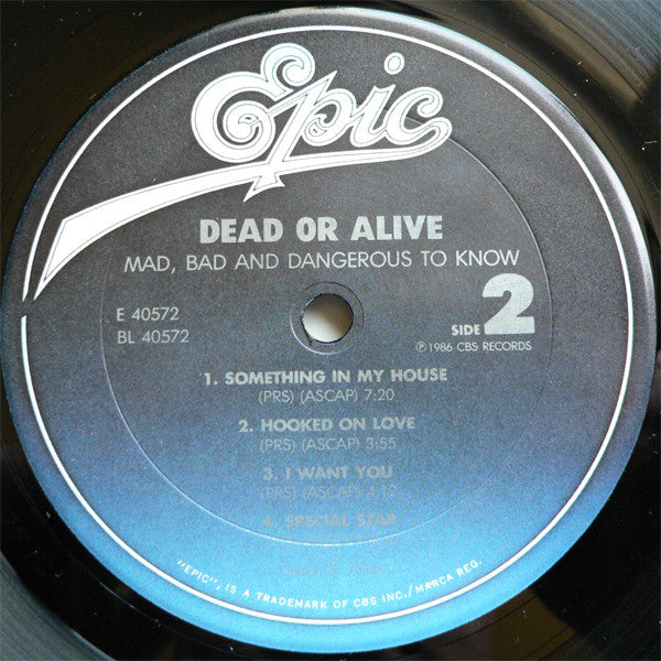 Dead Or Alive - Mad, Bad And Dangerous To Know