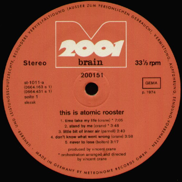 Atomic Rooster - This Is Atomic Rooster