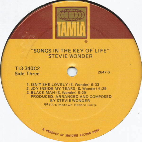 Stevie Wonder - Songs In The Key Of Life