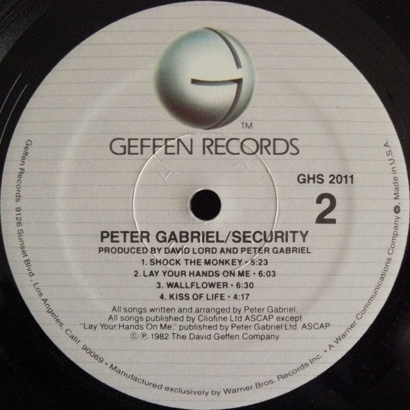 Peter Gabriel - Security