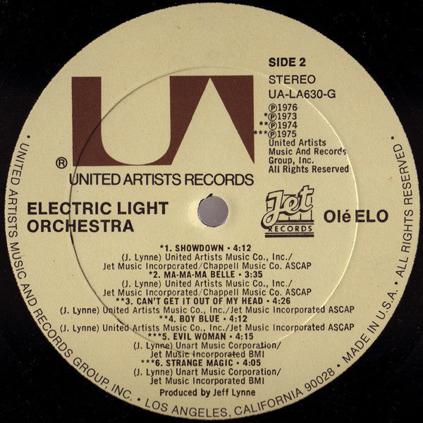 Electric Light Orchestra - Olé ELO