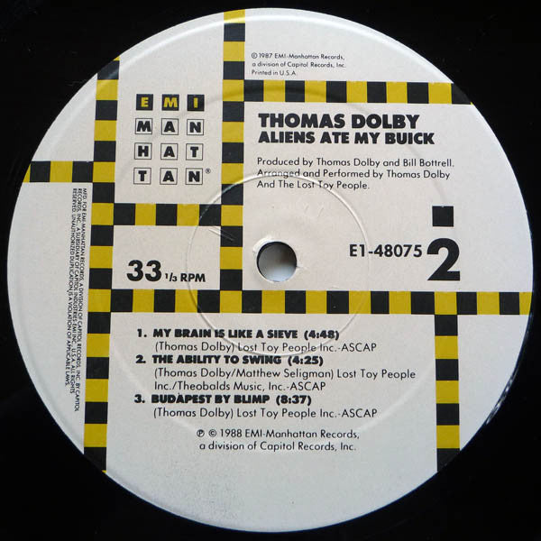 Thomas Dolby - Aliens Ate My Buick
