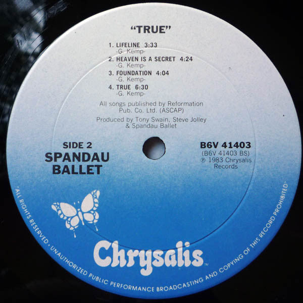 Spandau Ballet - True