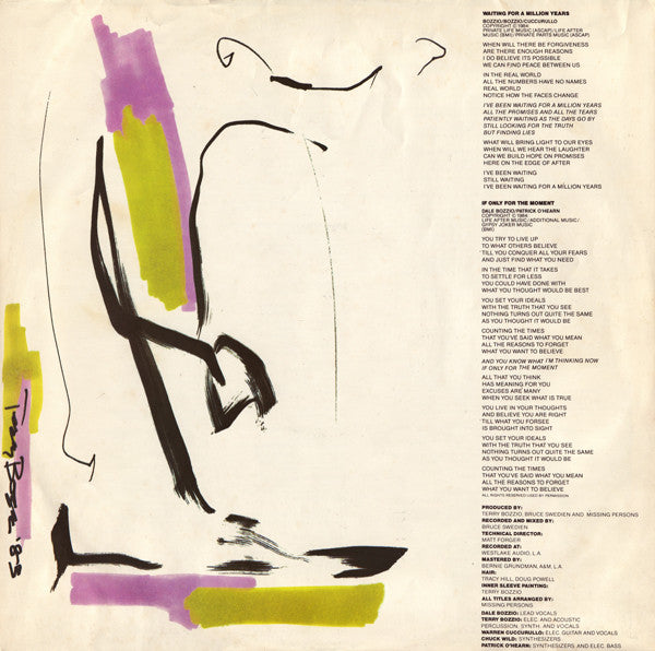 Missing Persons - Rhyme & Reason