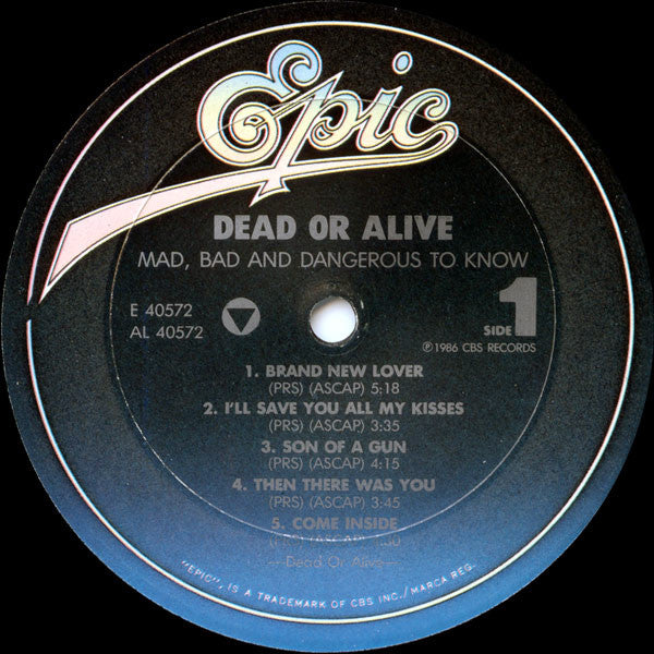 Dead Or Alive - Mad, Bad And Dangerous To Know