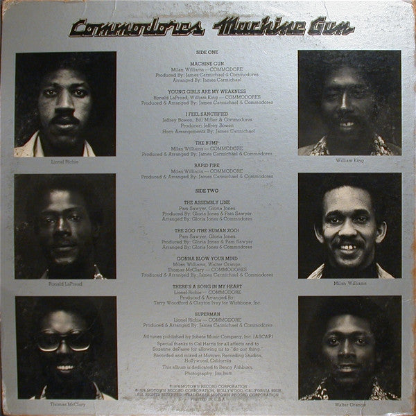 Commodores - Machine Gun