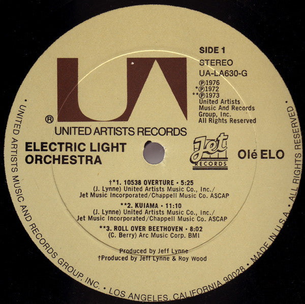 Electric Light Orchestra - Olé ELO