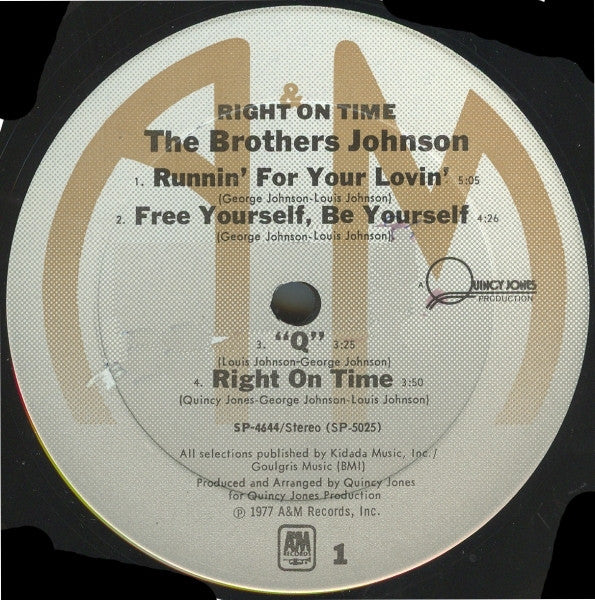 Brothers Johnson - Right On Time