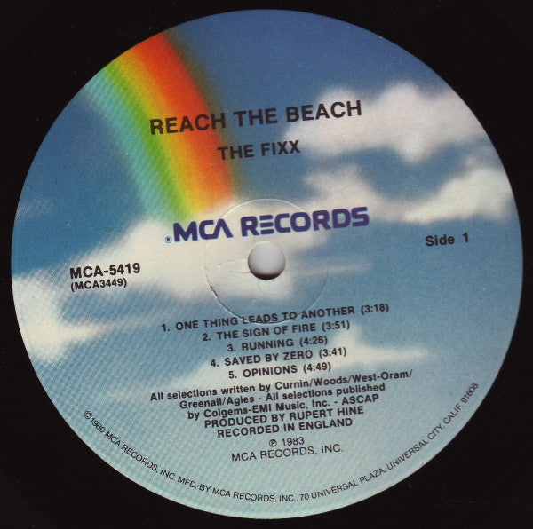 The Fixx - Reach The Beach