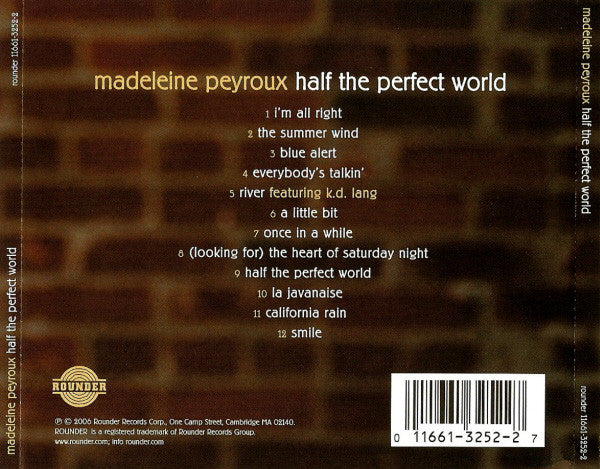 Madeleine Peyroux - Half The Perfect World