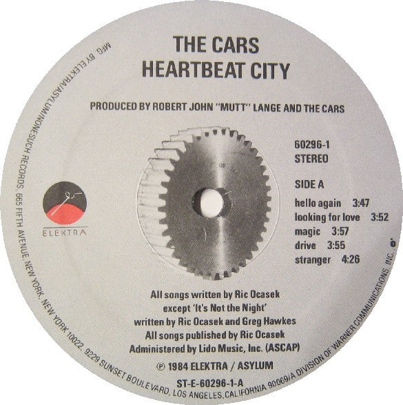 The Cars - Heartbeat City