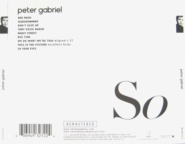 Peter Gabriel - So