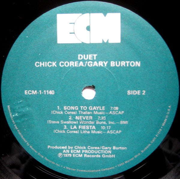 Gary Burton / Chick Corea - Duet