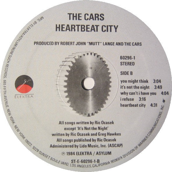 The Cars - Heartbeat City
