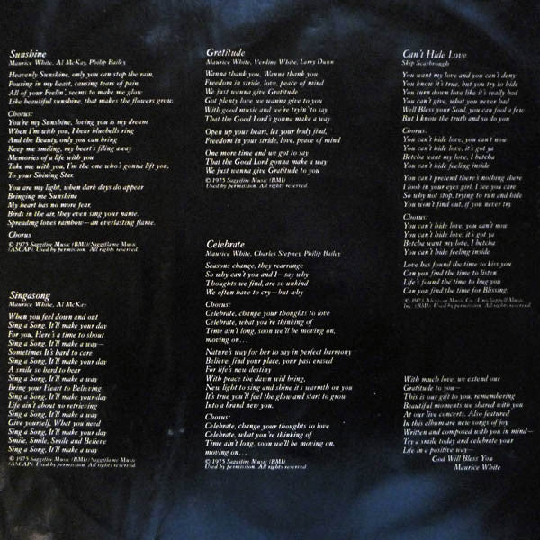 Earth, Wind & Fire - Gratitude