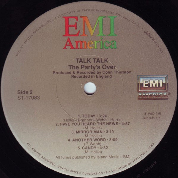 Talk Talk - The Party's Over