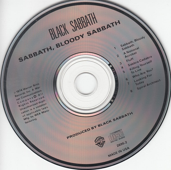 Black Sabbath - Sabbath Bloody Sabbath