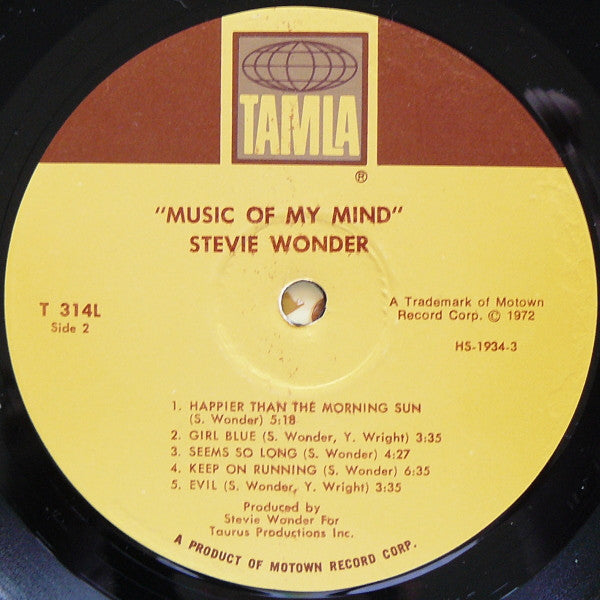 Stevie Wonder - Music Of My Mind