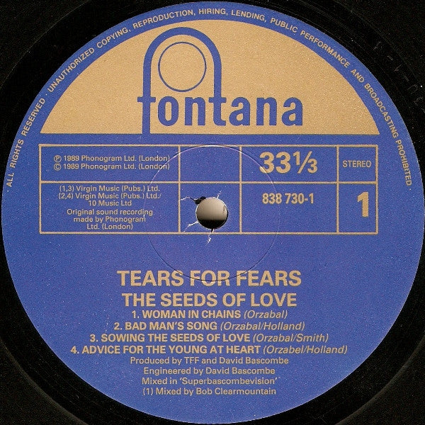 Tears For Fears - The Seeds Of Love
