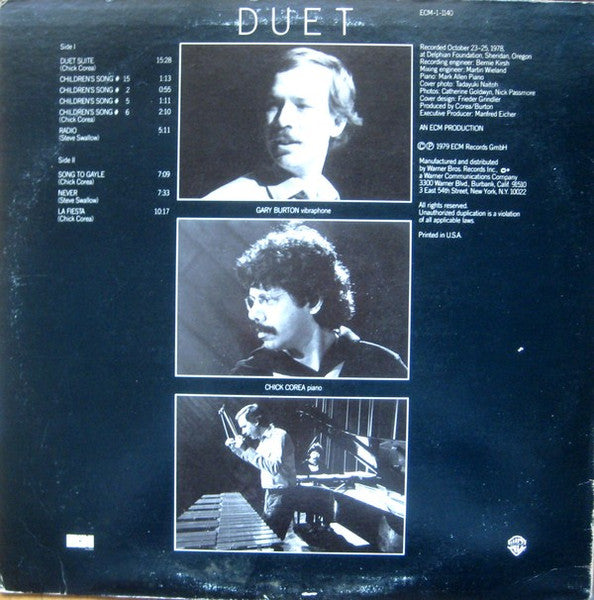 Gary Burton / Chick Corea - Duet