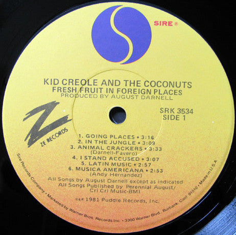 Kid Creole And The Coconuts - Fresh Fruit In Foreign Places