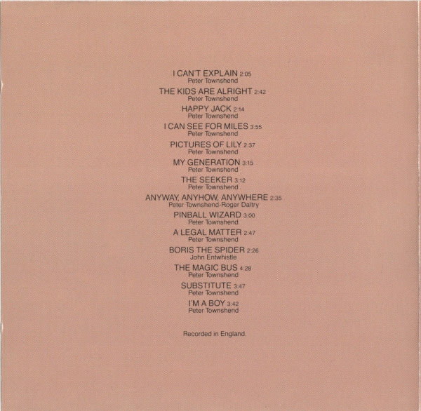 The Who - Meaty Beaty Big And Bouncy