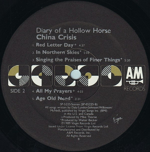 China Crisis - Diary Of A Hollow Horse