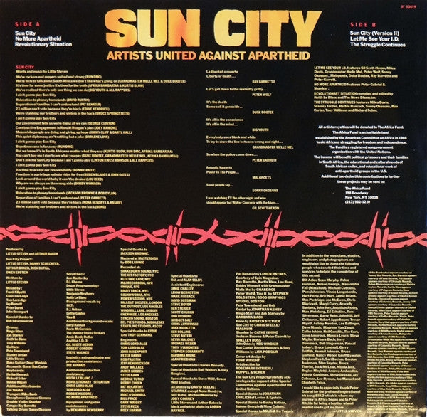 Artists United Against Apartheid - Sun City