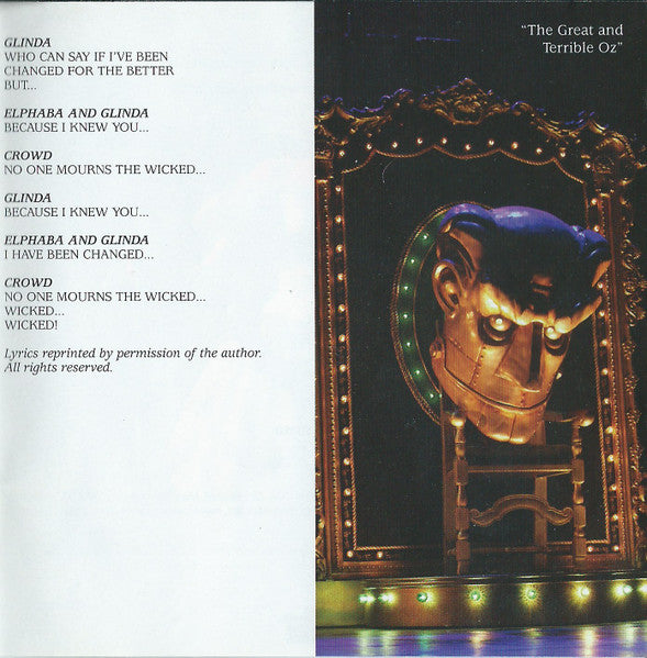 Stephen Schwartz - Wicked (Original Broadway Cast Recording)