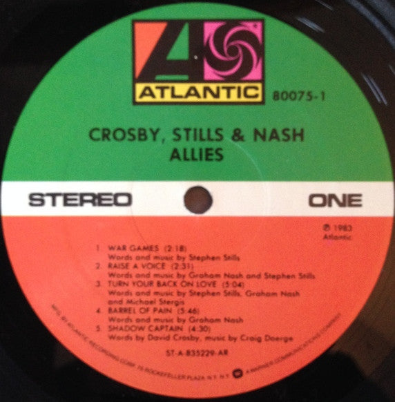 Crosby, Stills & Nash - Allies