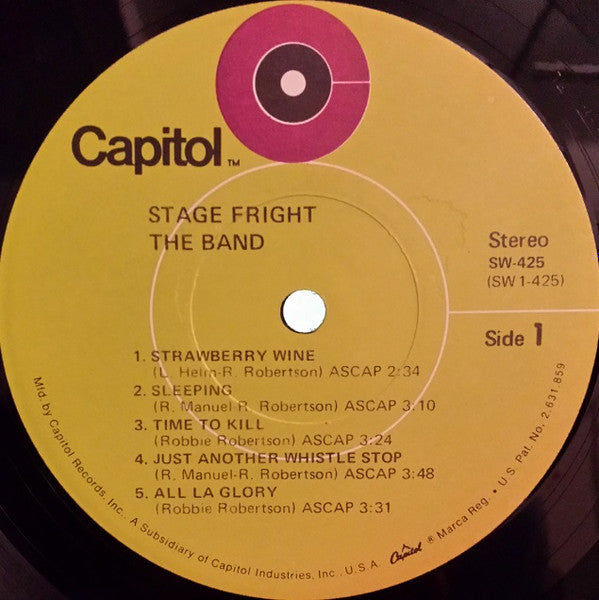 The Band - Stage Fright