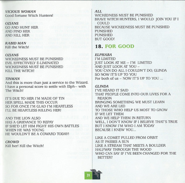 Stephen Schwartz - Wicked (Original Broadway Cast Recording)