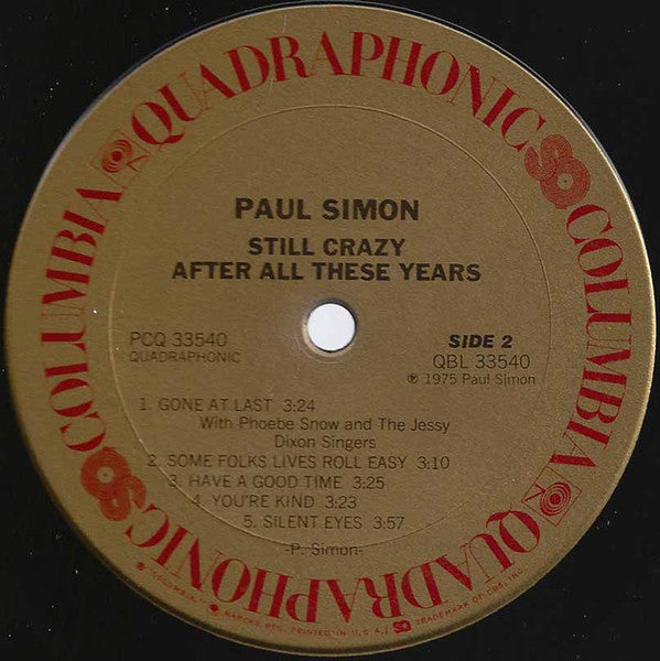 Paul Simon - Still Crazy After All These Years