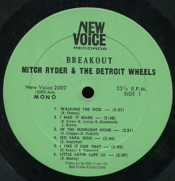 Mitch Ryder & The Detroit Wheels - Breakout...!!!