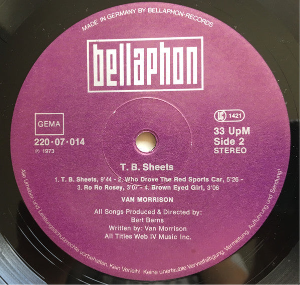 Van Morrison - T.B. Sheets