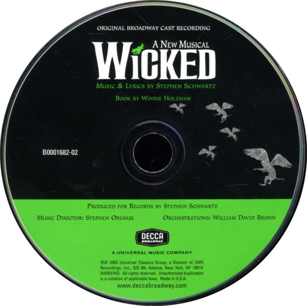 Stephen Schwartz - Wicked (Original Broadway Cast Recording)
