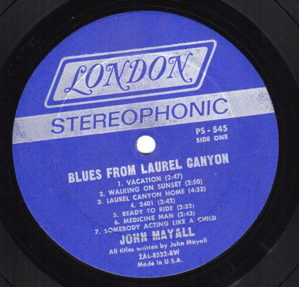John Mayall - Blues From Laurel Canyon